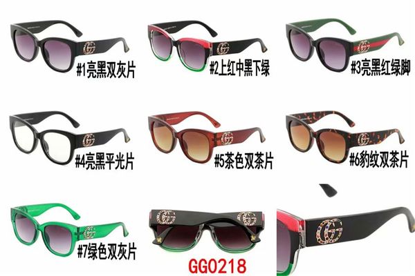 

2020 fashion designer sunglasses. 0218gv luxury men's and women's driving sunglasses. uv400 brand sun glasses, White;black