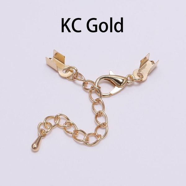 

10 шт. / лот 3 4 5 8 мм шнурные клипы extender chate chate change class clasp для ювелирных изделий diy brace jlluqc, Silver
