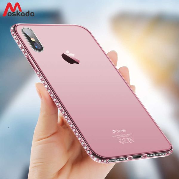 

moskado case for vip 11 pro, 7x, xr, xs, max, 8, 6, 6s plus, 5se, transparent, smooth, tpu
