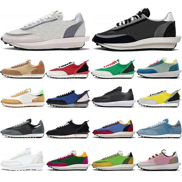 

daybreak ldv waffle daybreak mens running shoes women dunky black white nylon varsity blue bright citron mens trainers sports sneakers