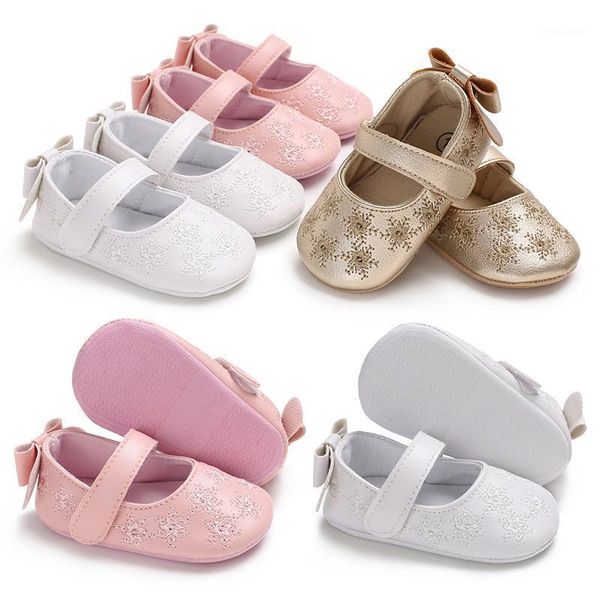 

first walkers 0-18m girl baby shoes princess kids girls casual leather toddler moccasin soft crib1