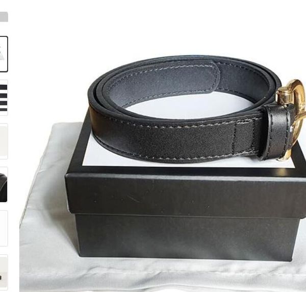 

2020 g fashion woman man leather belt men's women's lady bridal belts g big gold buckles party jeans belt, Black;brown