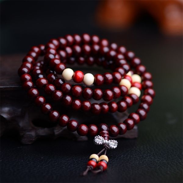 

fashion women or men beaded bracelet wenge natural wood stretch wooden ladies handmade buddha bracelets & bangle gift charm y200730, Black