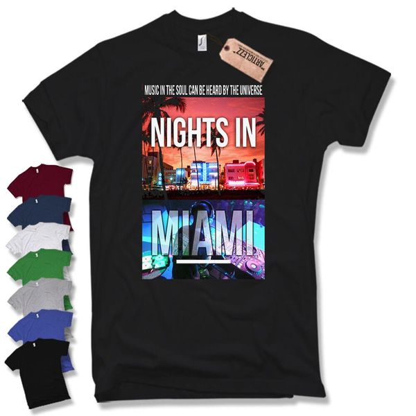 

miami dj t-shirt party holiday usa florida men's fashion summer hip pop funny tee shirt homme t shirt design sport hooded sweatshirt ho