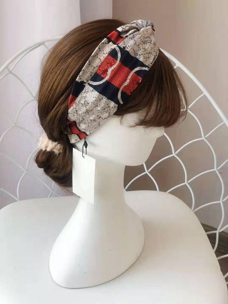 

2021 new arrival elastic women headbands fashion girls letters hair bands scarf hair accessories gifts headwraps 4 colors, Silver
