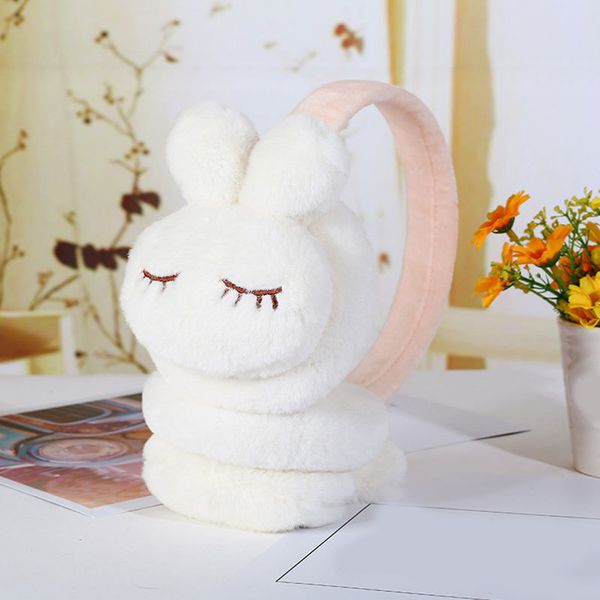 

earmuffs rabbit/star warm 3d 2021cute girl winter rabbit earcap children cover plush fur headphones ear warmer