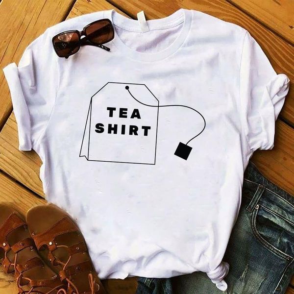 

women lady t shirt tea shirt printed tshirt ladies short sleeve loose tee shirt women female clothes graphic t-shirt, White