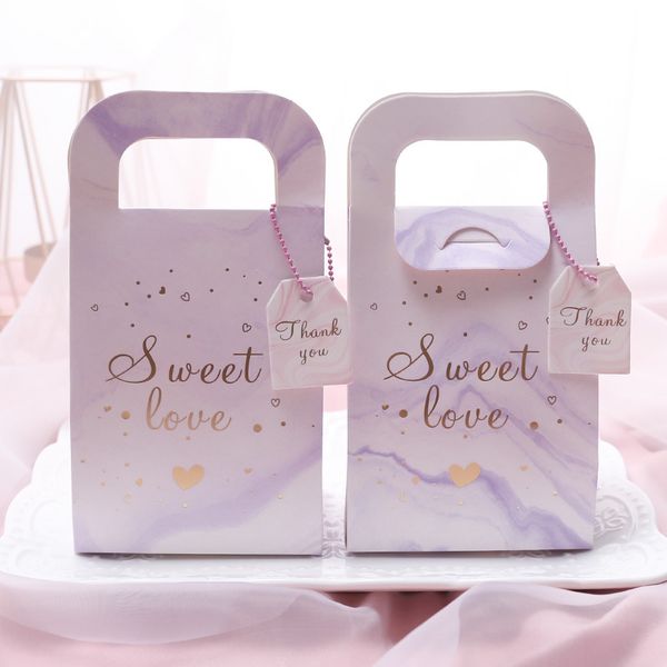 

candy box lovely sugar boxes marble grain flower leaf hand bag wedding favour party fashion 0 45nz uu