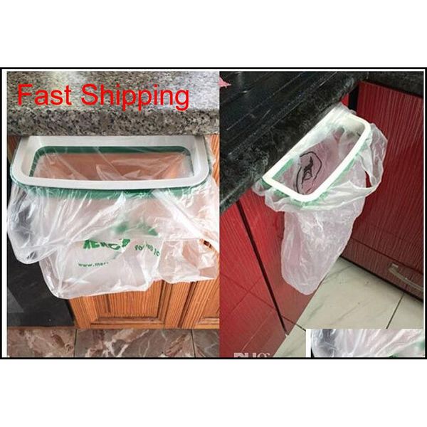 

10pcs/lot garbage bag storage holder rack kitchen cupboard cabinet door hanging garbage rubbish bag storage rac qylccp ppshop01