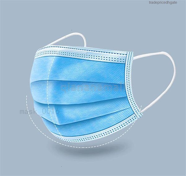 

4 disposable 1factory mask wholesale dustproof layers l and breathable safety 95% filtering mask(black white blue mixed) 10factory outlet