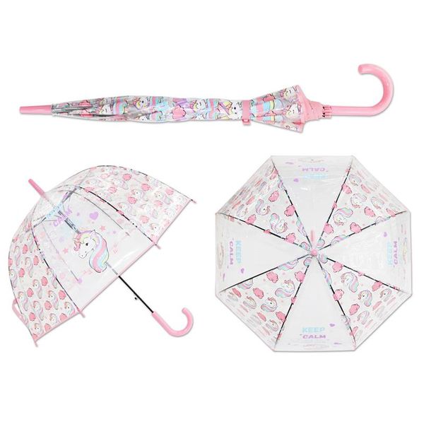 

safebet sakura transparent umbrella semi matic kids umbrellas apollo cute umbrella long handle rain umbrellas for girl bbyzdd