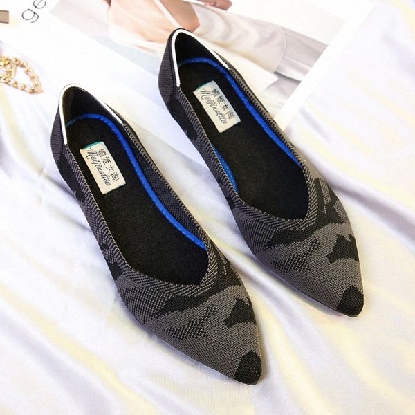 

women flat shoes casual slip on cloth shoes ladies loafer for lady pointed toe fashion plus size espadrilles female footwear new #5e5d