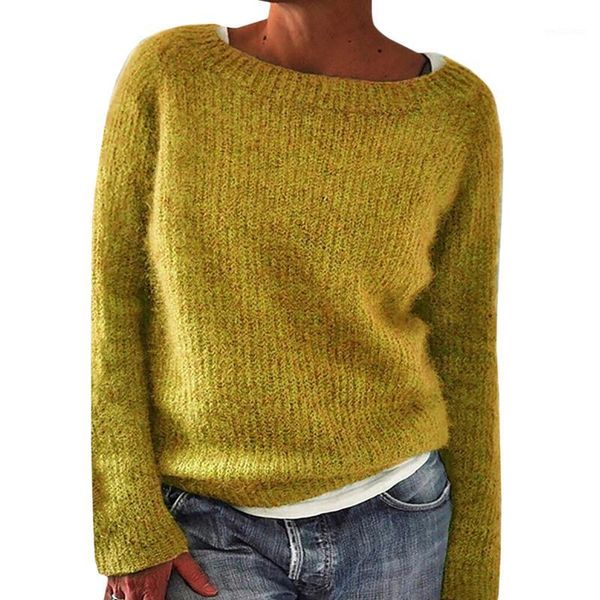 

women's sweater solid knitted female o neck long sleeve pullovers casual knitwear women clothing loose sweater women 1, White;black