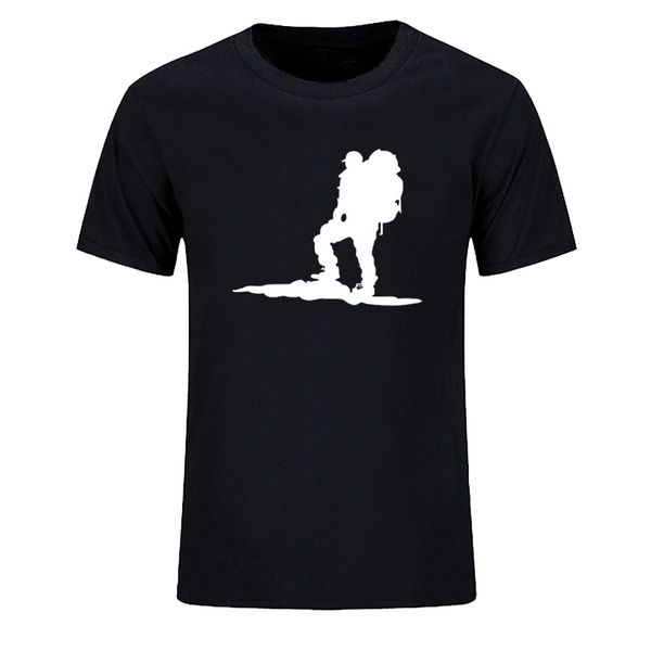 

sport summer fashion backpack hiker print men round collar short sleeve t-shirt