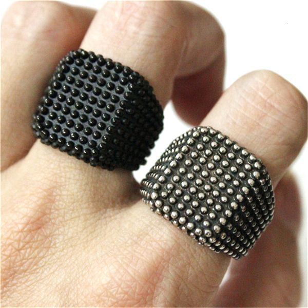 

designer support dropship new design cube band party ring 316l stainless steel fashion jewelry biker style selling ring, Silver