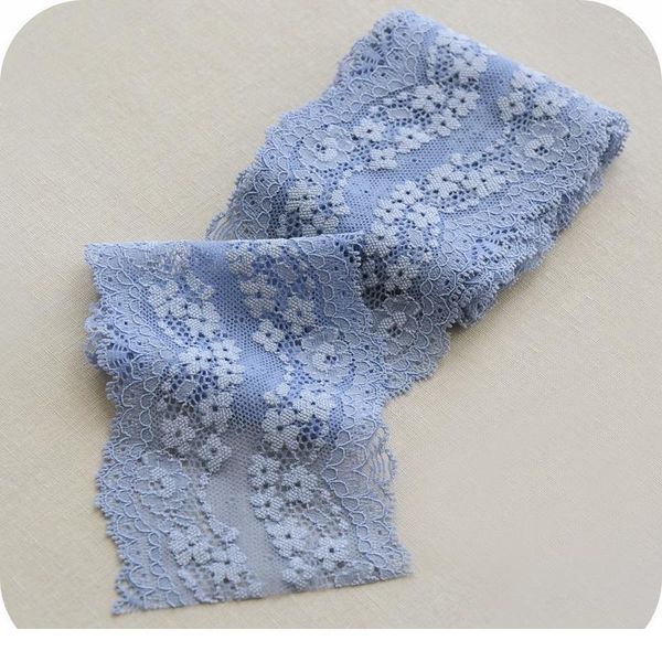 

5m 9cm soft elastic lace tape grey/blue lace trimming garment accessories diy apparel sewing & fabric handmade mater bbypqo