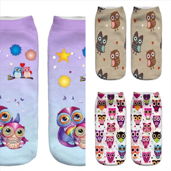 

c5tct color male men's female tide brand men cotton style gradient letsbuy summer owl socks long wedding sock sock knee high business, Black