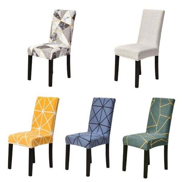 

modern anti-dirty chair cover stretch seat cover elastic chair for dining room office wedding banquet l party