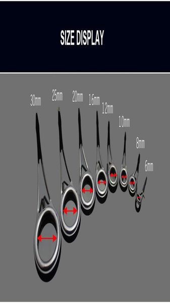 

75pcs/lot mixed size fishing rod guide set tip strong line rings fishing rod guide tip repair kit sqcxlv ppshop01