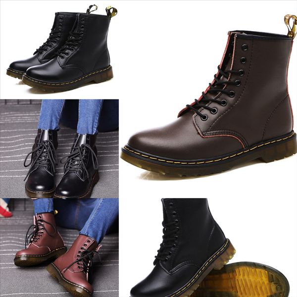 

kwljr new designers snow boots women fashion couple ug leather flat casual girls child soft boot boot winter brown shoe with leather fur, Black