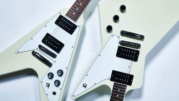 

quality electric guitar custom 70s v flying / explorer guitar