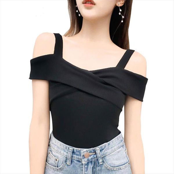 

off shoulder slash neck t shirt women camisetas mujer white tshirt women t shirt summer shirts 2020 tee