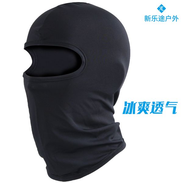 

ice silk sunscreen headgear for men's summer riding mask, outdoor fishing motorcycle, full face warm and windproof bib