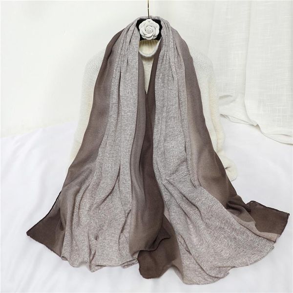 

2020 новые печати хлопок женщины шали шарф бич обертывает hijab pashmina follard леди весна солнцезащитный крем большие шарфы украл jllnhm h, Blue;gray