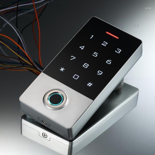 

fingerprint access control outdoor waterproof electronic security door controller keypad metal cards password home entry lock system1