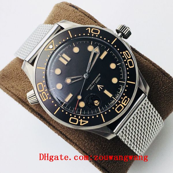 

2020 sea no time to die watches aqua sport terra men 007 wristwatches james bond master boss mens watch vs factory d10150, Slivery;black