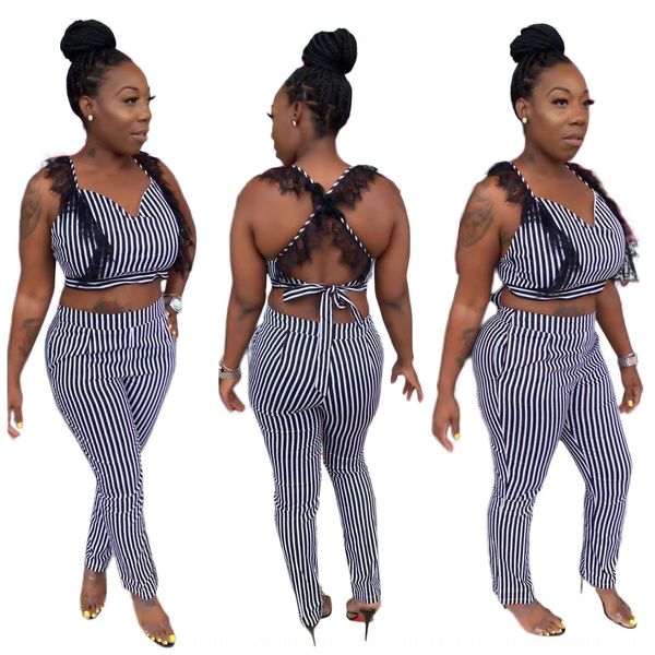 

s6173 new stripe two piece set s6173 new stripe lace lace two piece set 9pbxn, Gray