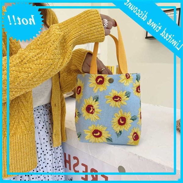 

06171 small fresh bento female mini hand-held cloth leisure lunch mommy bag