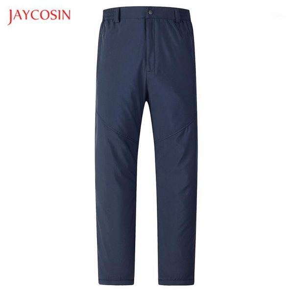 

joycosin 2019 winter warm men's pants casual fashion men joggers straight fleece fitness workout trousers1, Black