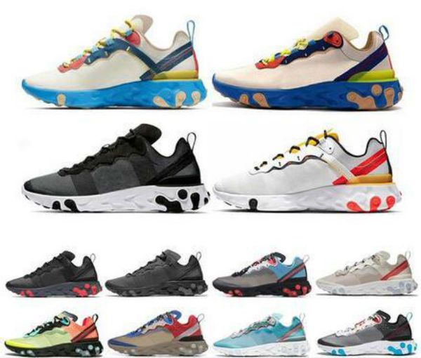 

top реагировать element 87 55 кроссовки для мужчин женщины light bone тройной black royal solar team red mens тренеров спорта sneaker sunner