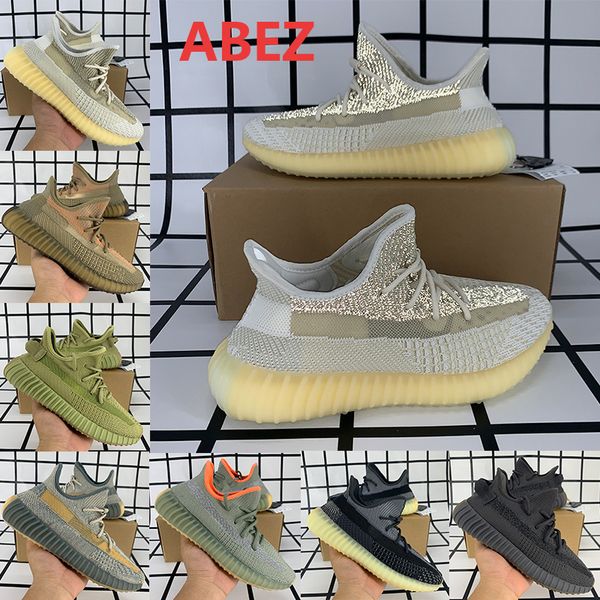 

2021 new kanye running shoes carbon earth eliada cinder flax oreo zyon liner marsh reflective mens sneakers women trainers