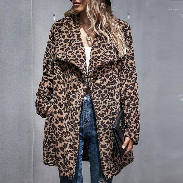 

fur coat women winter plus size leopard faux fluffy hair jacket fur cardigan faux coat warm long cape women1, Black