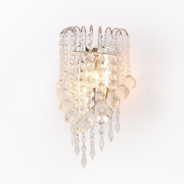 

nordice crystal lampes suspendues crystal luminaria nordic decoration home bedside home deco wall lamp