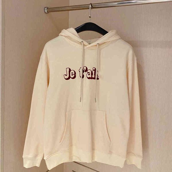

2022 factory wholesale new ce + women's hoodie couple's early autumn thin pullover, Black