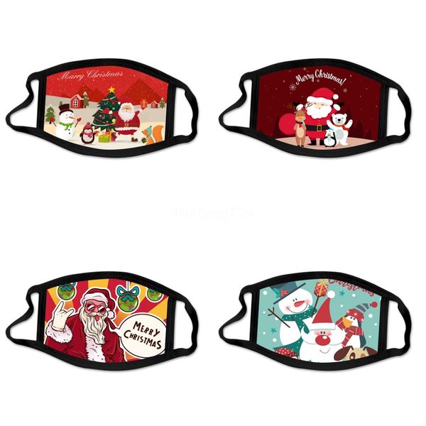 

yellow monkey mouth maskcartoon print cubrebocas de algodon ultraviolet proof washable running riding bike prective mask#966, Black