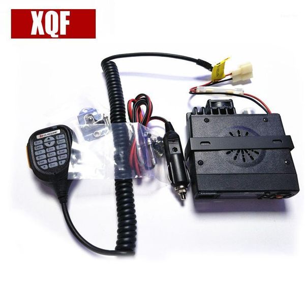 

xqf mini mobile radio transceiver bj-218 25w dual band vhf/uhf136-174/400-470 mhz ham radio1