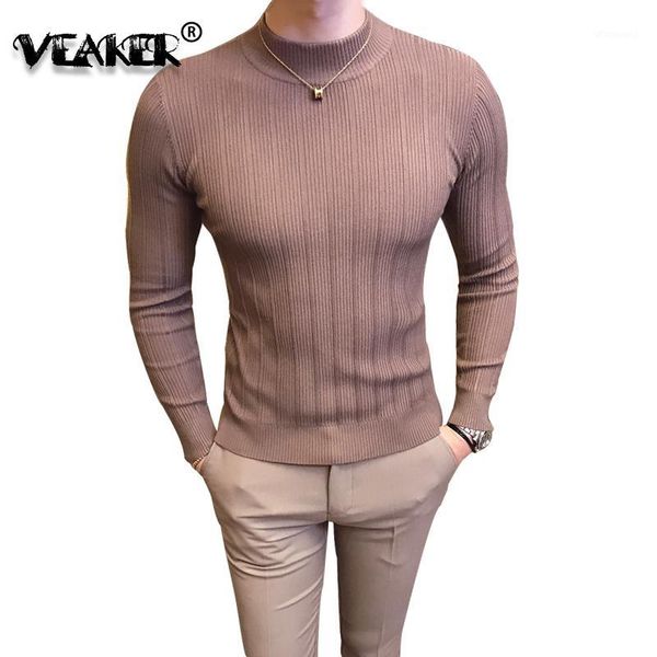 

2018 fashion men sweaters male slim fit jacquard turtleneck pullover sweaters long sleeves knitwear sweater -3xl1, White;black