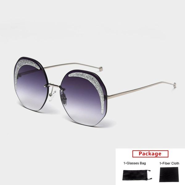 

mimiyou rimless irregular sunglasses women flash eyebrow retro fashion sunglasses men sun glasses brand uv400 eyeglasses shades, White;black