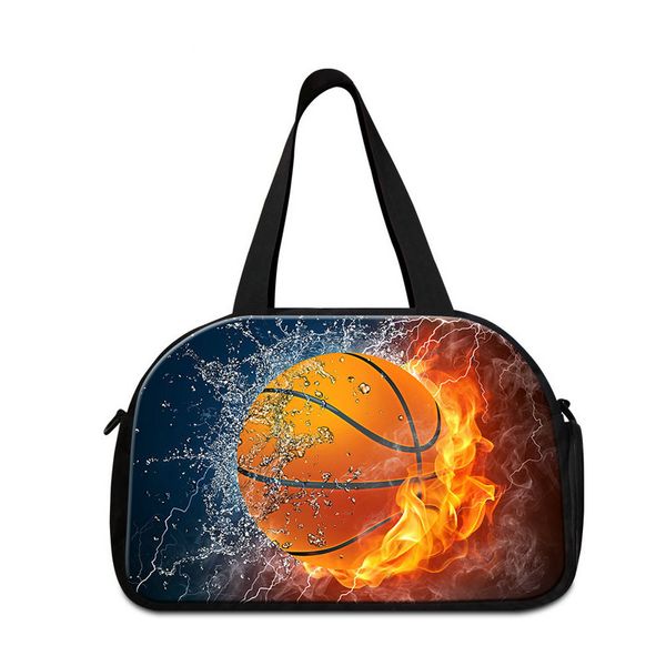 

journey bags for men shoulder duffel bag for travelling trendy light weight luggage bags with shoes pocket coolest basketball patterns