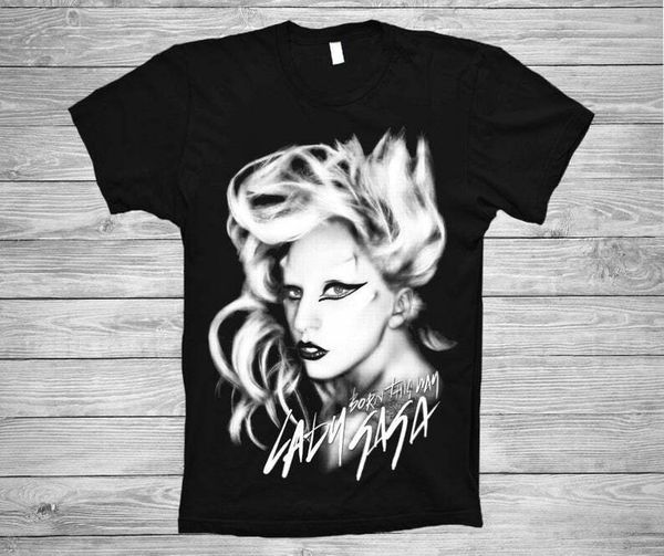 

lady gaga born this way s 2xl print summer style hoodie designers t shirts sweatshirt