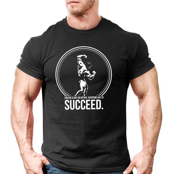 

sport men's lastest 2019 simple style arnold succeed bodybuilding t-shirt | gymer workout trainingdesign at shirt