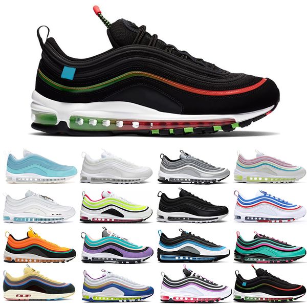

97 black bulle mschf inri jesus sean wotherspoon shoes triple white mens running shoes silver bullet south beach men women sports sneakers