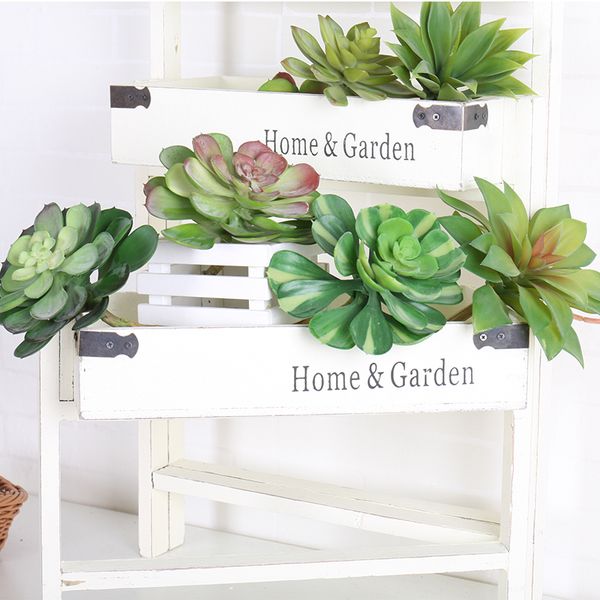 

artificial succulents plants tropical plant fake succulent bonsai plastic succulent flower land lotus for garden home office landscape decor