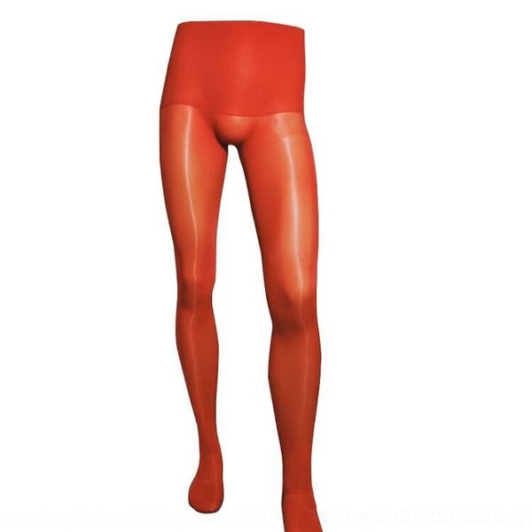 

8on31 qinghe 360 traceless stockings bright pantyhose pantyhoseoil tight silk men's jj silk socks seamless god pants and high waist pan, Black