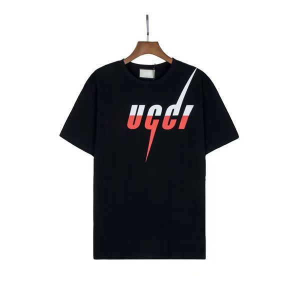 

men's t shirts designer t shirt men short sleeve round neck fashion letter printed t-shirts, White;black