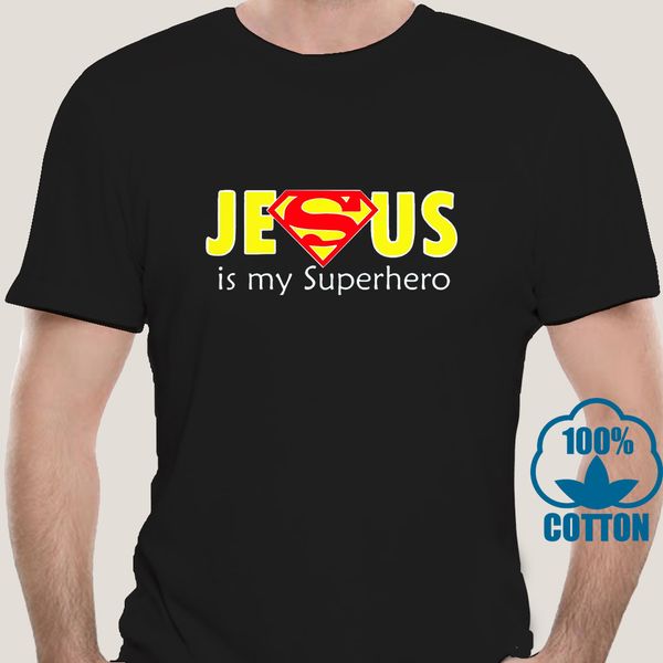 

3947a иисус мой супергерой t-shirt мужчины и женщины прохладный tee большой размер s-xxxl спорт толстовка с капюшоном hoodie